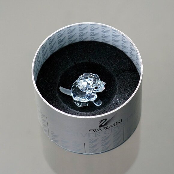NWT, Swarovsky Silver Crystal, Sitting Beagle - Picture 9 of 11